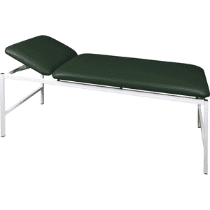 Untersuchungsliege, 2-teilig, Belastbarkeit bis 200 kg, tannengrün, 1900x700x680mm Bild 1