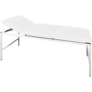 Untersuchungsliege, 2-teilig, Belastbarkeit bis 200 kg, weiß, 1900 x 700 x 680mm Bild 1