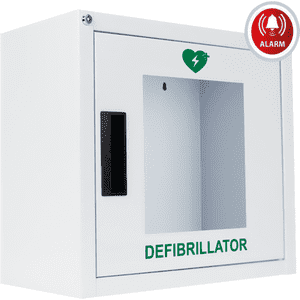 Universal- Wandkasten, für (AED) Defibrillatoren, innen, Metall, 400 x 370 x 210mm Bild 2