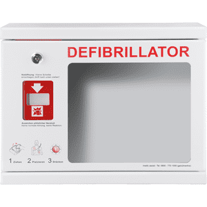 Safebox Indoor, für Philips Defibrillator HeartStart FRx und HS1, 400 x 147 x 322mm Bild 1
