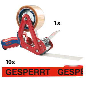 Starter- Set Klebeband Gesperrt mit tesa® 6400 Handabroller COMFORT Bild 1
