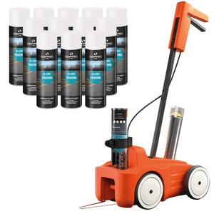 Vorteils-Set Bodenmarkierung weiß, SOPPEC LinienmarkierwagenDRIVER, 12x Farbe, weiß Bild 1