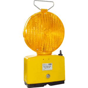 Star- Flash LED610 Blitzleuchte, für Faltsignal, Blitzfolge60 / min, gelbe Streulinse Bild 1