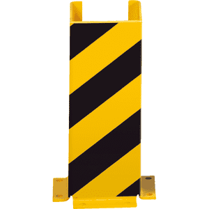 K.57 Anfahrschutzprofil, U-Form, z.Aufdübeln, gelb pulverbeschichtet, 160x400x160mm Bild 1