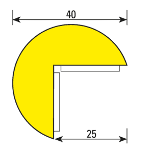 Knuffi Eckschutzprofil Typ A, selbstklebend/zum Anschrauben