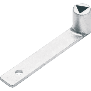 Dreikantschlüssel für Edelstahlpfosten, nach DIN 3222 / DIN 3223, Stahl, M 12 Bild 1