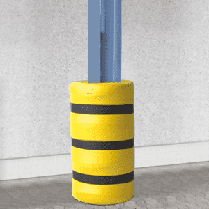 boplan® Kolom Protector KP 200, gelb, Ausschnitt Säulenmaß 200 x 200mm, Ø 520mm Bild 2