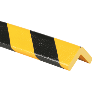 Knuffi® Eckschutz Removable Typ H, selbstklebend, gelb / schwarz, PU- Schaum, 1m Bild 1