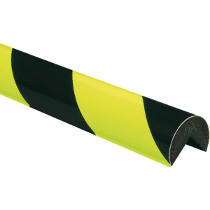 PERMALIGHT® power Eckschutzprofil Typ A, fluoreszierend/nachleuchtend gelb/schwarz, 1m Bild 1