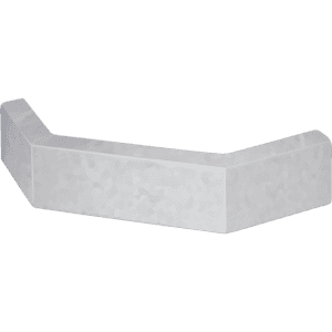 Eckplanke, verzinkt, C- Profil, für Außenbereiche, Stahl, 450 x 100 x 40mm Bild 1
