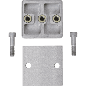 Verlängerungsset für Planke, verzinkt, für Außenbereiche, Aluminium Bild 1