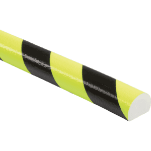 Knuffi Flächenschutzprofil Typ C, selbstklebend /zum Anschrauben, fluoreszierend, Polyurethan, 1m Bild 1