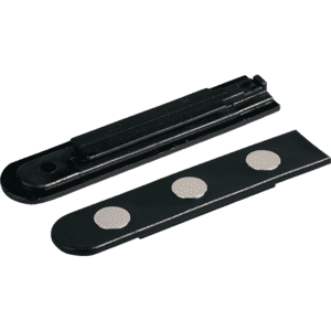 RS- GUIDESYSTEMS Wandclip, für Wandkassette, Magnetbefestigung, schwarz, Kunststoff Bild 1