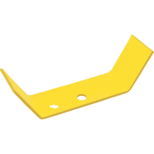 Stahlstützbügel für Schutzplanke Typ B, Erhöhung der Stabilität, gelb, 250 x 300mm Bild 1