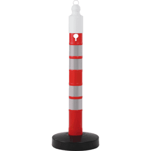 Einzelkettenständer MegaMAX inklusive Fuß, Polypropylen, H 1200mm Bild 1