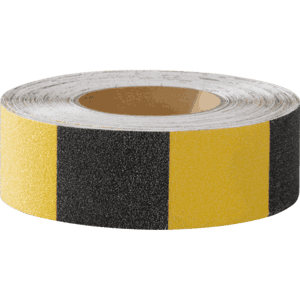 K.57 Antirutsch-Warnmarkierung, R13, gelb/schwarz geblockt, PVC, selbstklebend, 50mm, 18,3 Bild 1