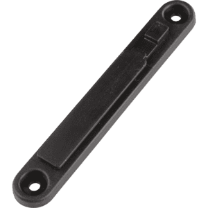 Wandclip, für Gurtpfosten aus Stahl, schwarz, Kunststoff, mit 2 Bohrungen Bild 1