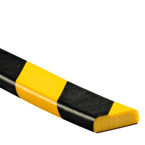 Knuffi Flächenschutzprofil Typ F, magnetisch, gelb / schwarz, 1m Bild 1
