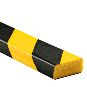 Knuffi Flächenschutzprofil Typ D, magnetisch, gelb / schwarz, 1m Bild 1