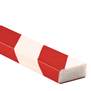 Knuffi Flächenschutzprofil Typ D, magnetisch, rot / weiß, 1m Bild 1
