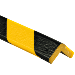 Knuffi Eckschutzprofil Typ E, magnetisch, gelb / schwarz, 1m Bild 1