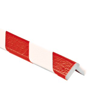 Knuffi Eckschutzprofil Typ E, magnetisch, rot / weiß, 1m Bild 1