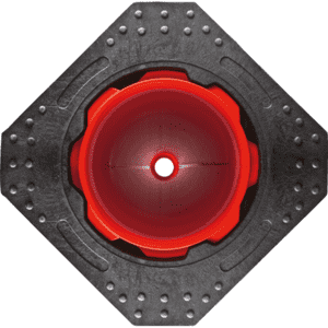 Leitkegel, BAST V4-06/2012, Klasse 3, rot / weiß, PVC, Typ 2 Folie, 500mm, 3kg Bild 2