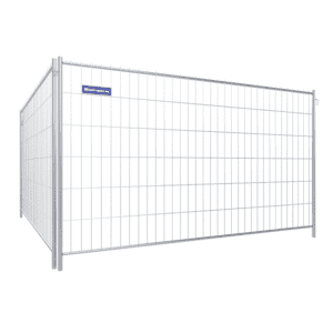 Schake Bauzaun Komplettset Light29, best.aus Elementen, Traverse, Kunststoffüßen Bild 1