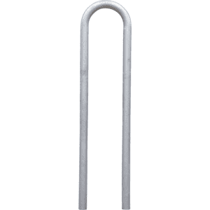 K.57 Schutzbügel U- Form, zum Einbetonieren, feuerverzinkt, Stahl, 360 x 1500mm Bild 1