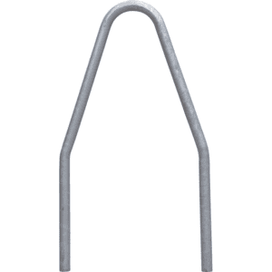 K.57 Schutzbügel V- Form, zum Einbetonieren, feuerverzinkt, Stahl, 800 x 1500mm Bild 1