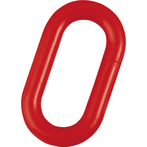 Verbindungsglieder, rot, Kunststoff, Ø 6mm Bild 1
