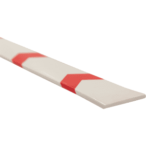 Knuffi® Wegeleitsystem Oneway Removable, weiß / rot, selbstklebend, 1m Bild 1