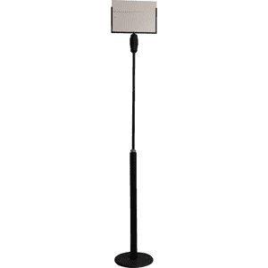 RS- GUIDESYSTEMS® Teleskop- Pfosten, 1-2m stufenlos höhenregulierbar, schwarz Bild 2