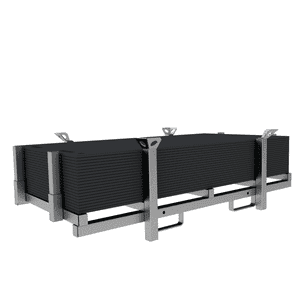 Schake Bodenschutzmatten-Set, Stapelpalette mit 20 Matten, 1200x800x43mm, 682,50kg Bild 1