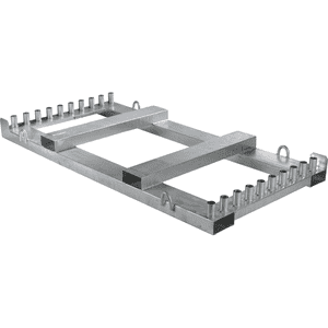 K.57 Transporttraverse, für Schrankenzäune und Leitbaken, Stahl, 2240 x 1120mm Bild 1
