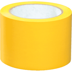 A.M.P.E.R.E. TRAFFIC TAPE Uni, gelb, PVC, 50mm, 33m / Rolle Bild 1