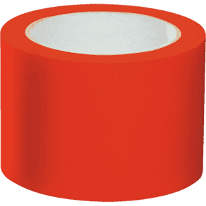 A.M.P.E.R.E. TRAFFIC TAPE Uni, rot, PVC, 75mm, 33m / Rolle Bild 1
