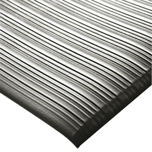 Arbeitsplatzmatte Orthomat® Soft, R10, grau, 1200mm, Meterware (max.18,3m) Bild 2