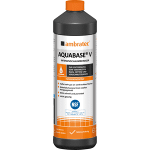 ambratec Intensivschaumreiniger AQUABASE® V, NSF- zertifiziert, 1 l / Flasche Bild 1