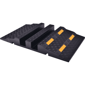 Kabelbrücke Maxi, vorübergeh.Schutz von Leitungen usw, schwarz, Gummi, 850x500x90mm Bild 1