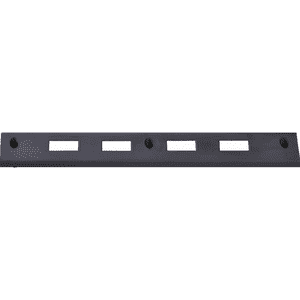 Universaler Gummibordstein, mit 3M Reflextape, schwarz, 1000 x 100 x 90mm, 7kg Bild 1