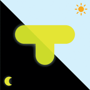 PERMALIGHT® power T-Stücke, R10, Kunststoff, fluoreszierend, 320x210x100mm, 10 / Verpackungseinheit Bild 1