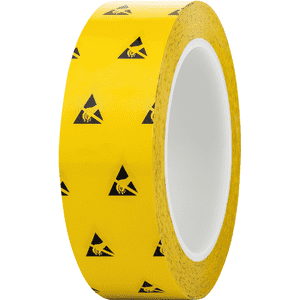 K.57 ESD- Bodenmarkierungsband antistatisch, gelb, Vinyl, 50mm, 33m / Rolle Bild 1