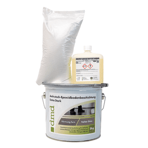 Antirutsch- Epoxidbodenbeschichtung Extra Stark Körnung Fein, grau, 10kg Bild 4