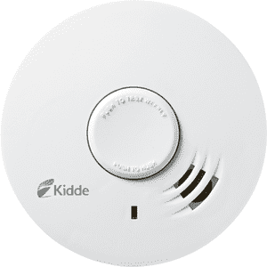 Kidde Rauchmelder Q2, DIN EN 14604, VdS, fest verbaute Batterie, weiß, 104 x 40mm Bild 2