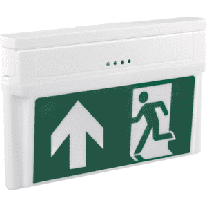 b- lite LED- Rettungsleuchte E- Lux Standard, 301 x 182 x 43mm, inkl. Piktogramme Bild 1