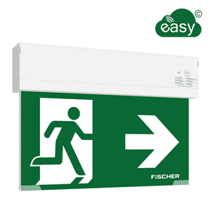 FiSCHER LED- Rettungszeichenleuchte Typ S1 Easy NB, Schutzart IP 54 Bild 1