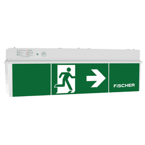FiSCHER LED- Rettungszeichenleuchte Typ UL, Schutzart IP 54, 230 V AC 50/60 Hz Bild 1