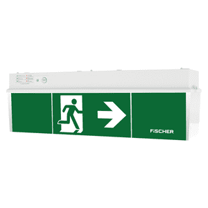 FiSCHER LED- Rettungszeichenleuchte Typ UL, Schutzart IP 54, 230 V AC 50/60 Hz Bild 2