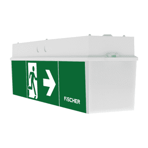FiSCHER LED- Rettungszeichenleuchte Typ UL, Schutzart IP 54, 230 V AC 50/60 Hz Bild 3